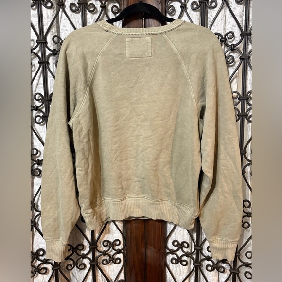 American Eagle Outfitters Olive Graphic Sweater - Picture 3 of 3